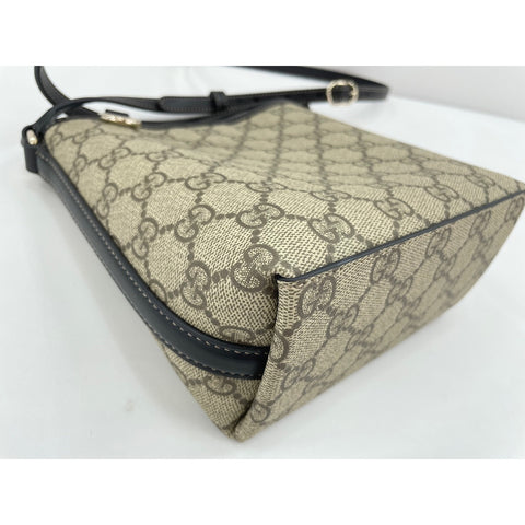 GUCCI GG Emblem Shoulder Bag black WS34204