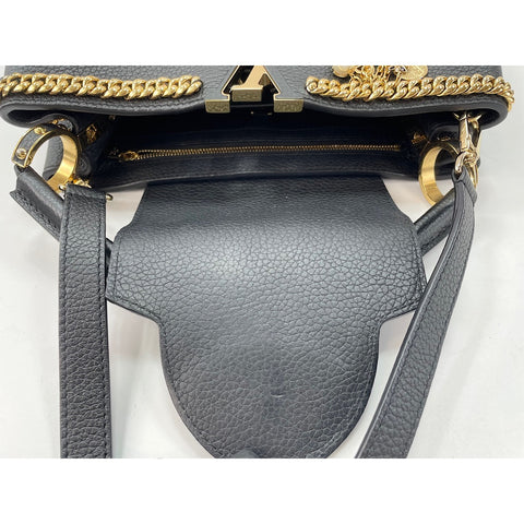 LOUIS VUITTON Capusine Shoulder Bag black WS34210