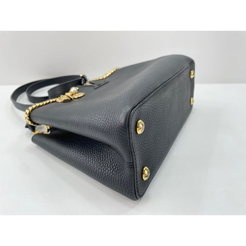 LOUIS VUITTON Capusine Shoulder Bag black WS34210