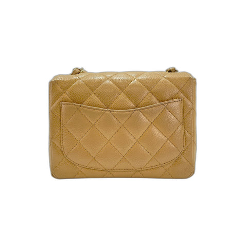 CHANEL Mini Matelasse Shoulder Bag beige WS34211