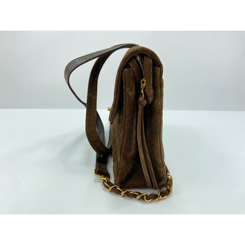 CHANEL Matelasse Backpack Â· Daypack Brown WS34213