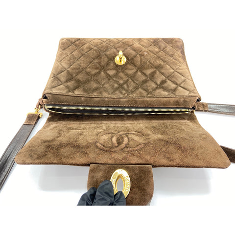 CHANEL Matelasse Backpack Â· Daypack Brown WS34213