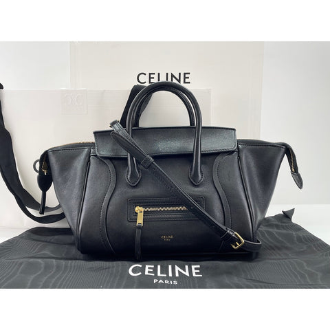 CELINE Little Luggage Shoulder Bag black WS34216