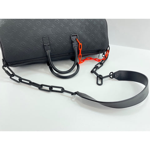 LOUIS VUITTON Kiepol Bandriere Boston bag black WS34218