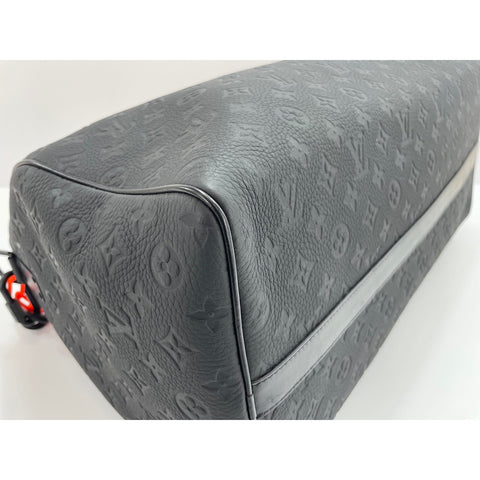 LOUIS VUITTON Kiepol Bandriere Boston bag black WS34218