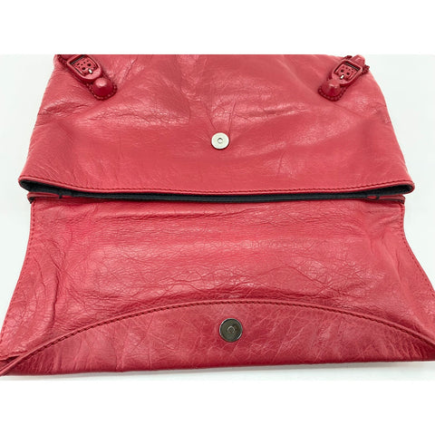 BALENCIAGA Classic envelope Clutch bag Red WS34221