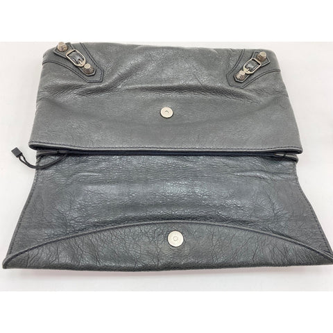 BALENCIAGA Giant envelope Clutch bag gray WS34222