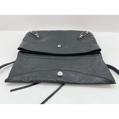 BALENCIAGA Classic envelope Clutch bag black WS34224