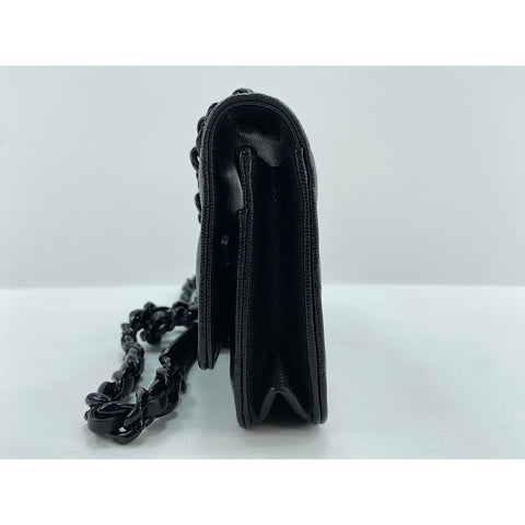 CHANEL Matelasse Shoulder Bag black WS34225