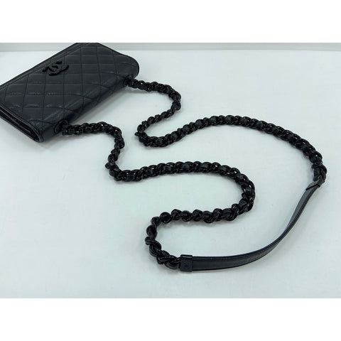 CHANEL Matelasse Shoulder Bag black WS34225
