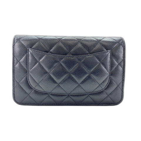 CHANEL Matelasse Umhängetasche schwarz WS34228