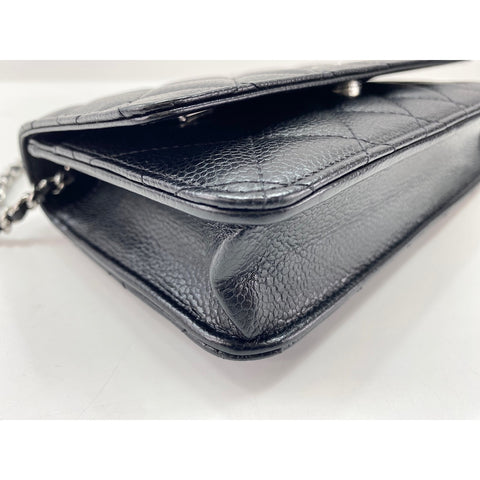 CHANEL Matelasse Umhängetasche schwarz WS34228