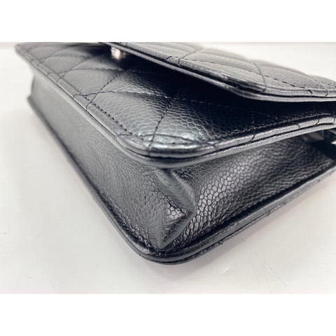 CHANEL Matelasse Umhängetasche schwarz WS34228