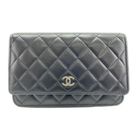 CHANEL Matelasse Shoulder Bag black WS34229