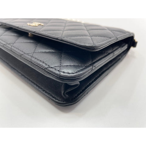 CHANEL Matelasse Shoulder Bag black WS34229