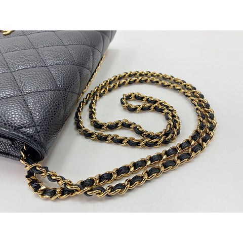CHANEL Matelasse Shoulder Bag black WS34230