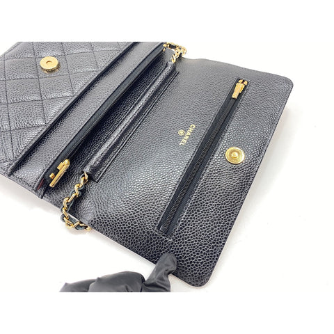 CHANEL Matelasse Shoulder Bag black WS34230