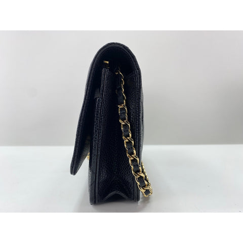 CHANEL Matelasse Shoulder Bag black WS34230