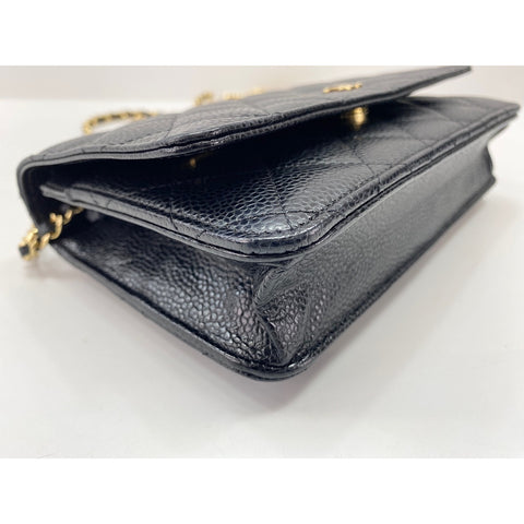 CHANEL Matelasse Shoulder Bag black WS34230