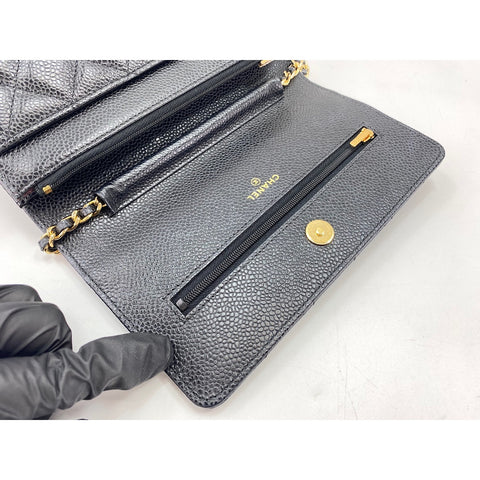 CHANEL Matelasse Shoulder Bag black WS34231