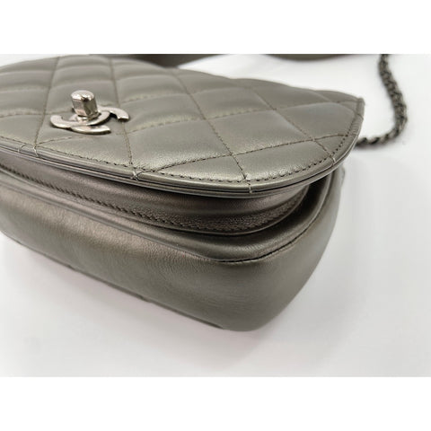 CHANEL Matelasse Shoulder Bag gold WS34234