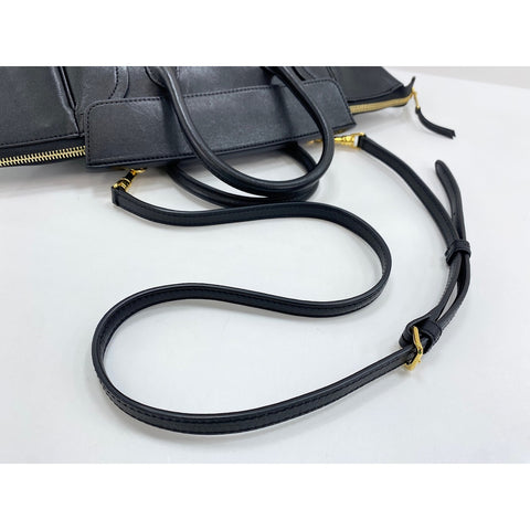 CELINE Small New Luggage Shoulder Bag black WS34236