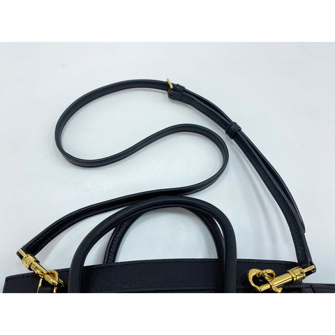 CELINE Small New Luggage Shoulder Bag black WS34236