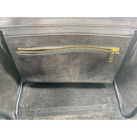 CELINE Small New Luggage Shoulder Bag black WS34236