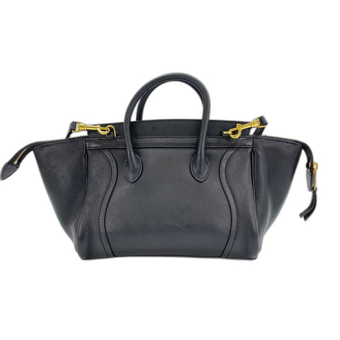 CELINE Small New Luggage Shoulder Bag black WS34236