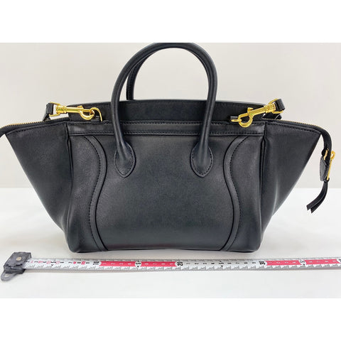 CELINE Small New Luggage Shoulder Bag black WS34236