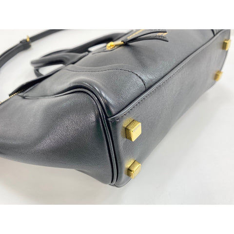 CELINE Small New Luggage Shoulder Bag black WS34236