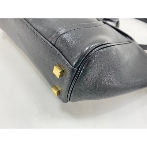 CELINE Small New Luggage Shoulder Bag black WS34236