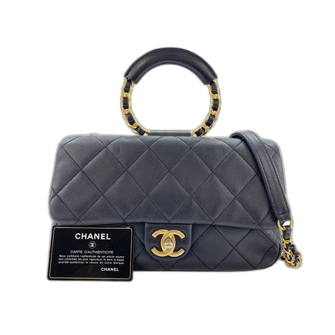 CHANEL Matelasse Shoulder Bag black WS34239