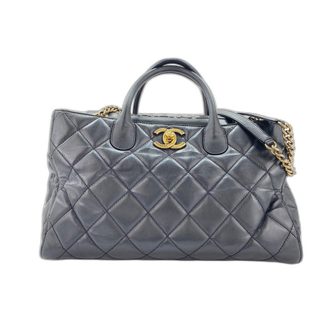 CHANEL Matelasse Handbag black WS34240