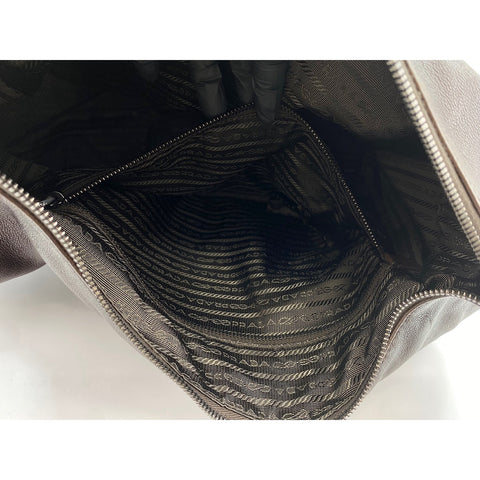 PRADA Explorer Shoulder Bag Brown WS34242