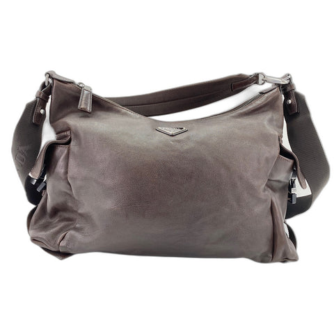PRADA Explorer Shoulder Bag Brown WS34242