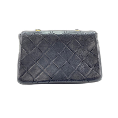CHANEL Mini Matelasse Shoulder Bag black WS34246