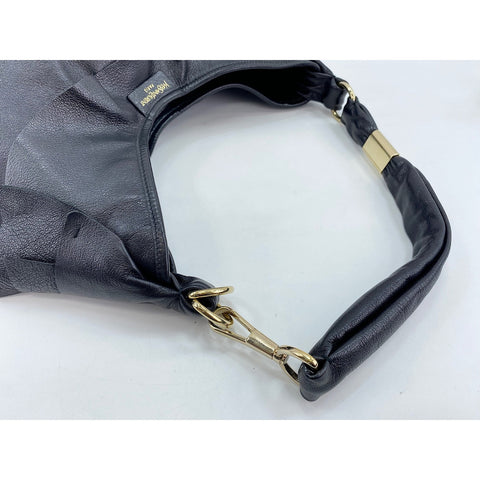 SAINT LAURENT PARIS Frill Shoulder Bag black WS34250