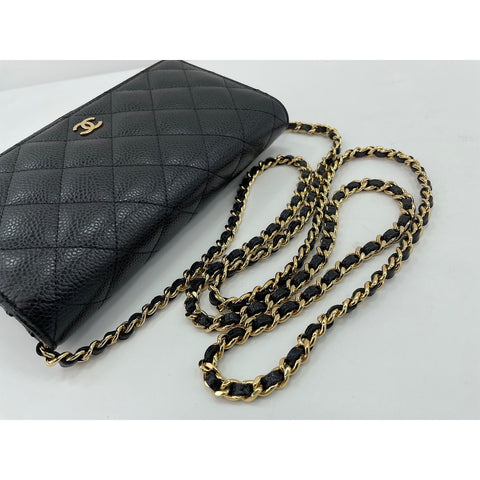 CHANEL Matelasse Shoulder Bag black WS34254