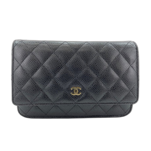 CHANEL Matelasse Shoulder Bag black WS34254