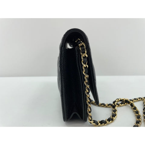 CHANEL Matelasse Shoulder Bag black WS34254