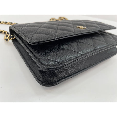 CHANEL Matelasse Shoulder Bag black WS34254