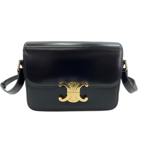 CELINE Teen Triomphe Shoulder Bag black WS34257