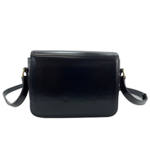 CELINE Teen Triomphe Shoulder Bag black WS34257