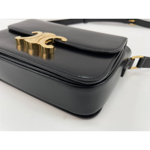 CELINE Teen Triomphe Shoulder Bag black WS34257