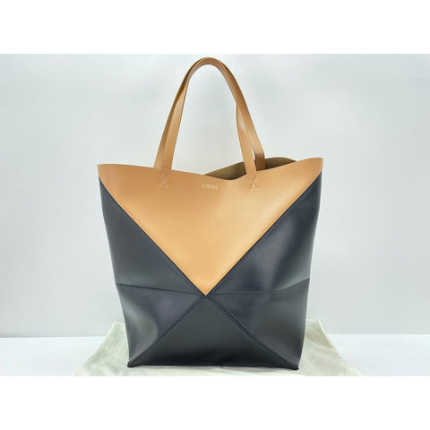 LOEWE Puzzle Fold Tote Bag Brown WS34258