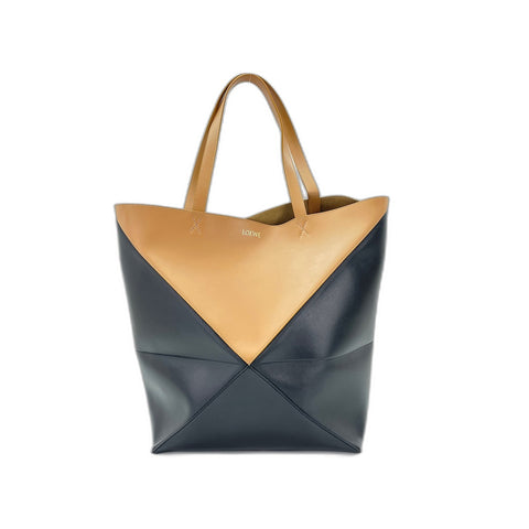 LOEWE Puzzle Fold Tote Bag Brown WS34258