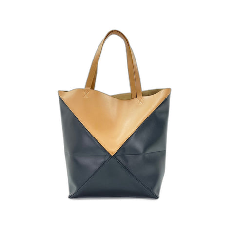 LOEWE Puzzle Fold Tote Bag Brown WS34258