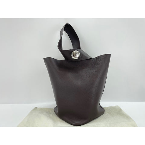 LOEWE Pebble Shoulder Bag Brown WS34260
