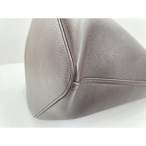 LOEWE Pebble Shoulder Bag Brown WS34260